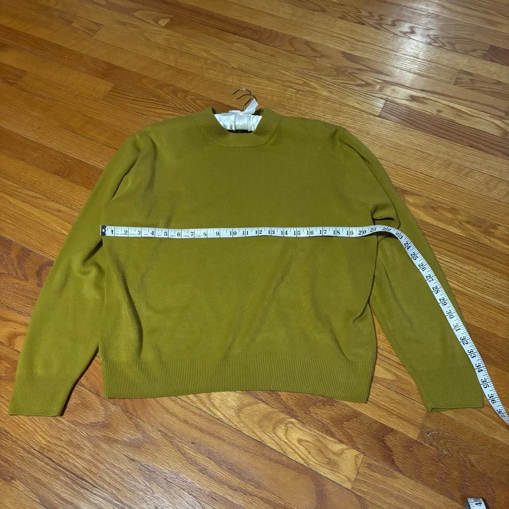Women’s Sag Harbor Chartreuse Sweater - Picture 3 of 8